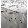 Housse couette + taies percale de coton 240 x 260 cm Station de ski