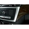 Silver ABS Central Control Panel Cover For Mercedes Benz GL GLE GLS ML 2013-