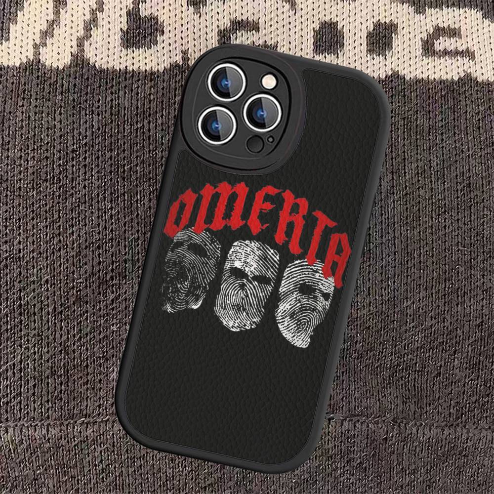 Fashion O-OmertaS 47 Phone Case For IPhone 16 15 14 13 Pro Max 11 12 Plus Leather Silicone Cover