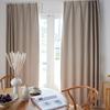 Suminoe Curtain, Beige, 100 x 178 cm, BLACKOUT+ Caruce, Light-blocking, Soundproof, V1377, 1 panel.