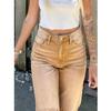 Frauen Denim Jeans Ripped Loch Gerade Hosen Damen Casual Lose Jean Hosen