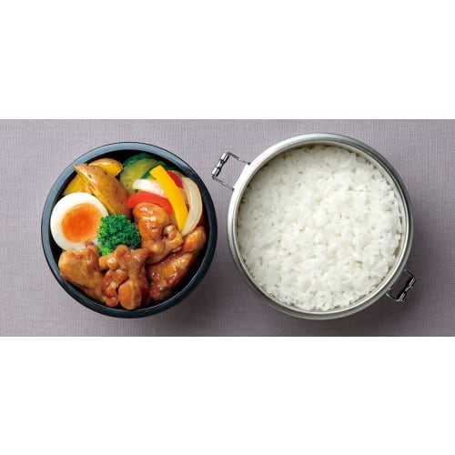 Skater Thermal/Cold Vacuum Stainless Steel Bowl Type Lunch Box DX 820ml Ultra Light Antibacterial Basic STLB3DXAG-A