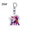 Character Keychain Witch Hunter Acrylic Anime Pendant Holder Exquisite Vivid Expression Bag Accessory
