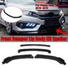 Spoiler für Honda Civic Limousine ABS Glänzend Schwarz 4-türig Glänzend Schwarz 16+ Frontstoßstangenlippe Karosserie-Kit