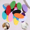 100Pcs Oval Felt Fabric Patches Non-Woven Sewing Base Pads For Diy Plush Hairpin Bb Hair Clips Making Accessories