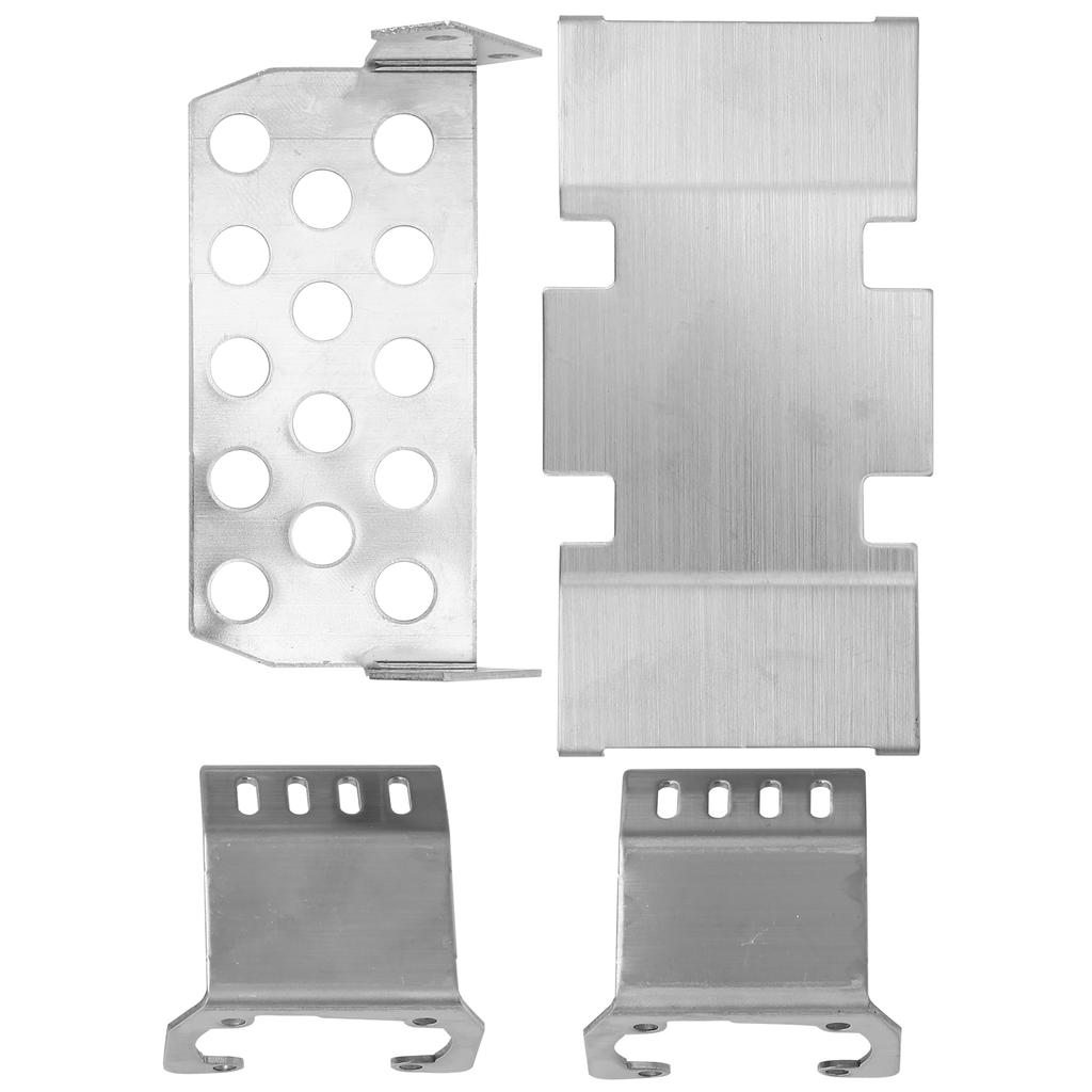 4pcs Chassis Armor for Axle Protector Plate for RC Crawler for Axial SCX10 II 90046 90047