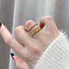 Xiaohongshu's Iris Hollow Ring: 2024 Fashion Luxury, Unique Personality, Versatile Accessory.