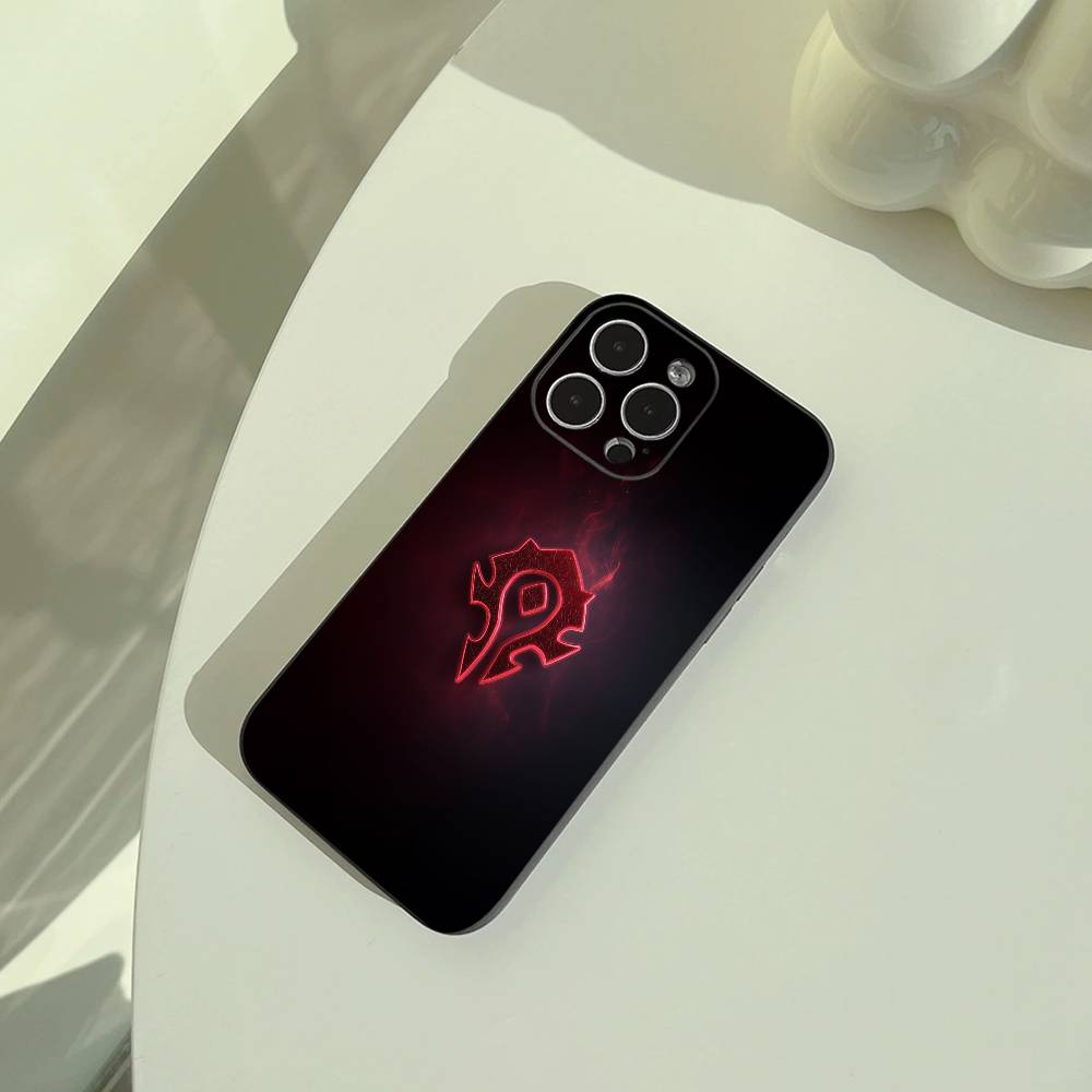 W-O-W-World- of -Warcraft Phone Case For iPhone 17,16,15,14,13,12,11 Pro Max,16/15/14Plus,XS Soft Black Cover