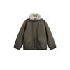 Blaexit Silver Fox Mountain Eagle Warm Jacket Men's Thickened Winter Three-Proof Stand Collar Cotton Coat Down Parka