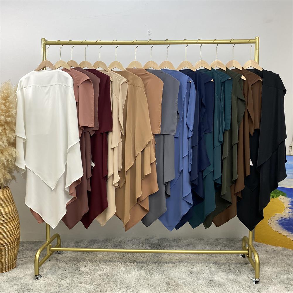 Women Fashion High Quality Hijabs Girl Muslim Ethnic Scarves Shawls Adjustable Nylon Headscarf Turkish Daily