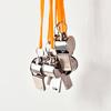 Loud Metal Whistle Team Sport With Rope Strong Sport Whistle Compact Wear Resistant Stainless Steel Whistles Lifeguards
