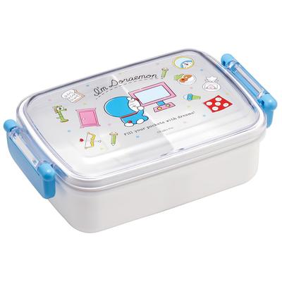 Lunch Single Domed Design with Doraemon and Sanrio Made In Japan Children's Box, Tier, 450ml, Design, Antibacterial, (RBF3ANAG-A)