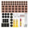 DIY Bike Tire Repair Kit Vulcanizing Patches Tire Patch Repair Tool  Road Mountain Bicycle