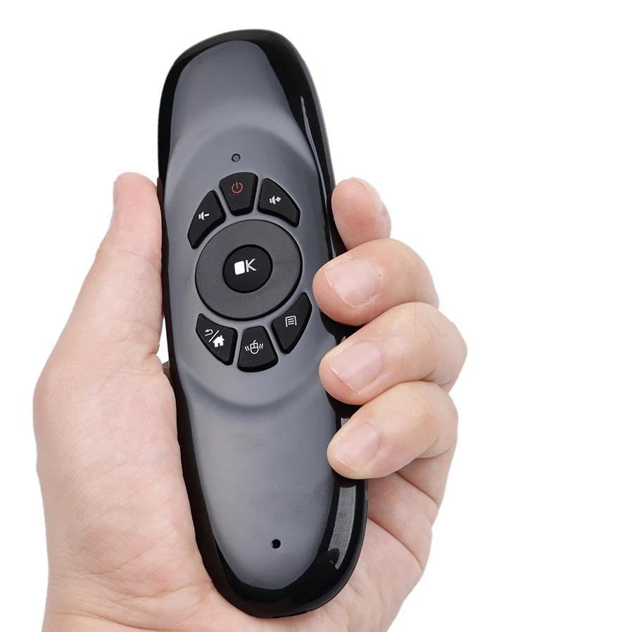 Klawiatura bezprzewodowa 2.4G Klawiatura mysz latająca Klawiatura mini z uczeniem IR dla PC Projektor TV BOX Laptop