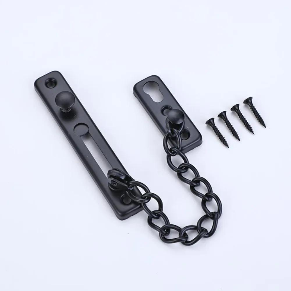 Stainless Steel Key Anti-theft Chain for Hotel Room Door Thickened Stainless Steel Key Anti-theft Chain Sliding Reverse Chain