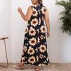 Zomerjurk Mode Plus Size Dames Zonnebloem Print Jurken