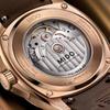 Mido Helmsman Series TV Watch Automatic Mechanical Movement 100 Meters Watch 40*39.2mm Brown Dial Stainless Steel Case Rubber Strap M049.526.37.291.00
