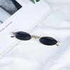 Chic Small Oval Sunglasses For Women Men Hippie Cool Metal Sun Glasses