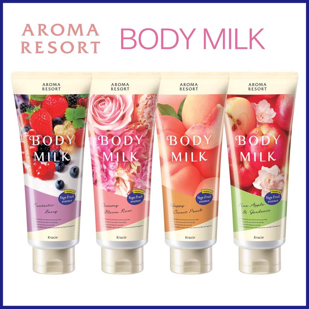 Aroma Resort Body Milk Dreamy Bloom Rose 200g