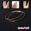 2 Pcs/set Metal Plating Ring Temperament Simple Joint Ring Female Bridal Sets Ring Fine Tail Ring