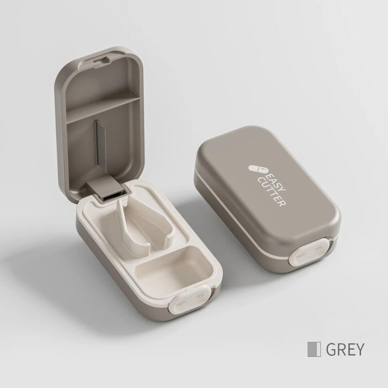 

Портативная коробка для резки таблеток 2 в 1, лекарство, таблетка, медицина, пылезащитный разделитель, органайзер для таблеток, дробилка, Pastillero Pillendoosje, чехол для таблеток 1PCS