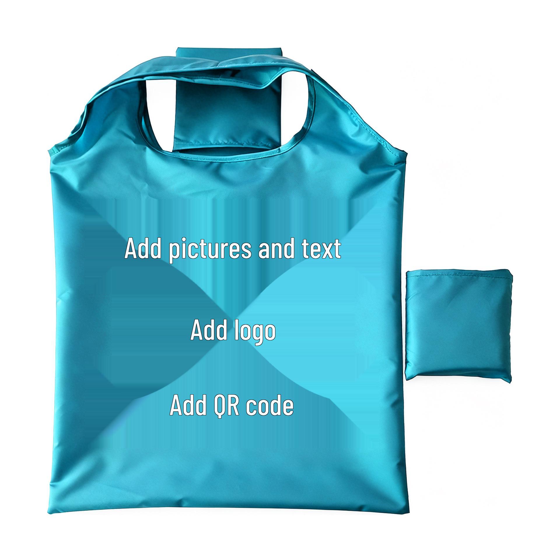 Custom Foldable Oxford Cloth Shopping Bag - Portable Gift Bag