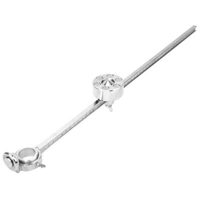 Plasma Cutter Circle Torch Circle Guide Roller, Stainless Steel, with Scale Ruler, for AG60 and SG55 Plasma Cutting Tools