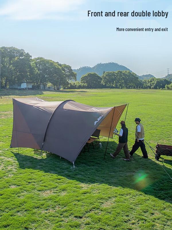 Beishanlang Outdoor Silver-Coated Tunnel Camping Tent