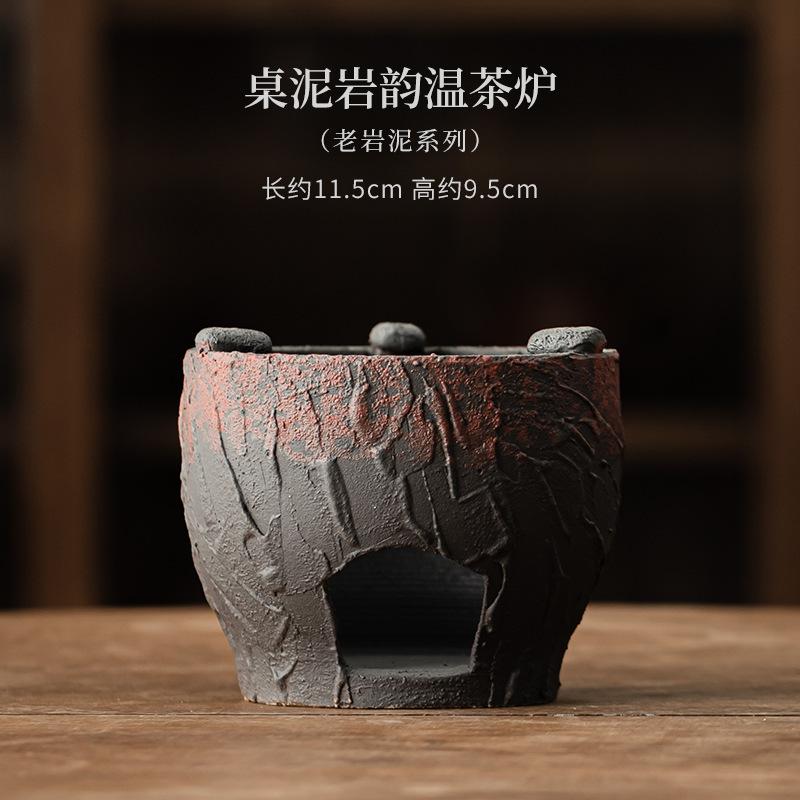 500ml Old Rock Clay Side Handle Boiling Water Kettle Large Capacity Tea Making Pot Bubble Tea Kettle Chinese Tea Teaware Craft