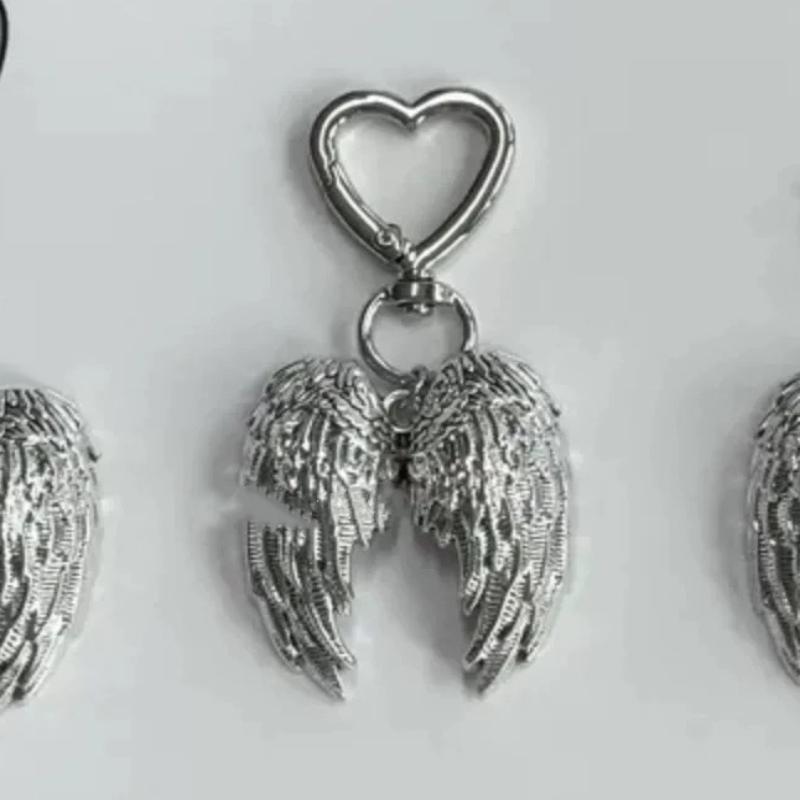 

1 шт. Женские крылья Подвеска для автомобиля Ретро Металлическая текстура Крыло ангела Брелок Аксессуары для сумки Ювелирные изделия Подарки для друзей