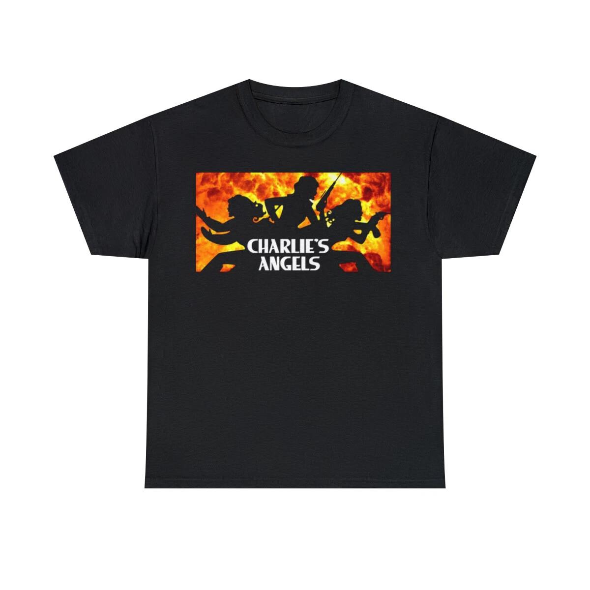 Charlie s Angels show logo Short Sleeve Tee 3XL
