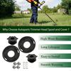 Trimmer Top Rebuild Kit Strimmer Line Spools Easy To Install High Performance Cover