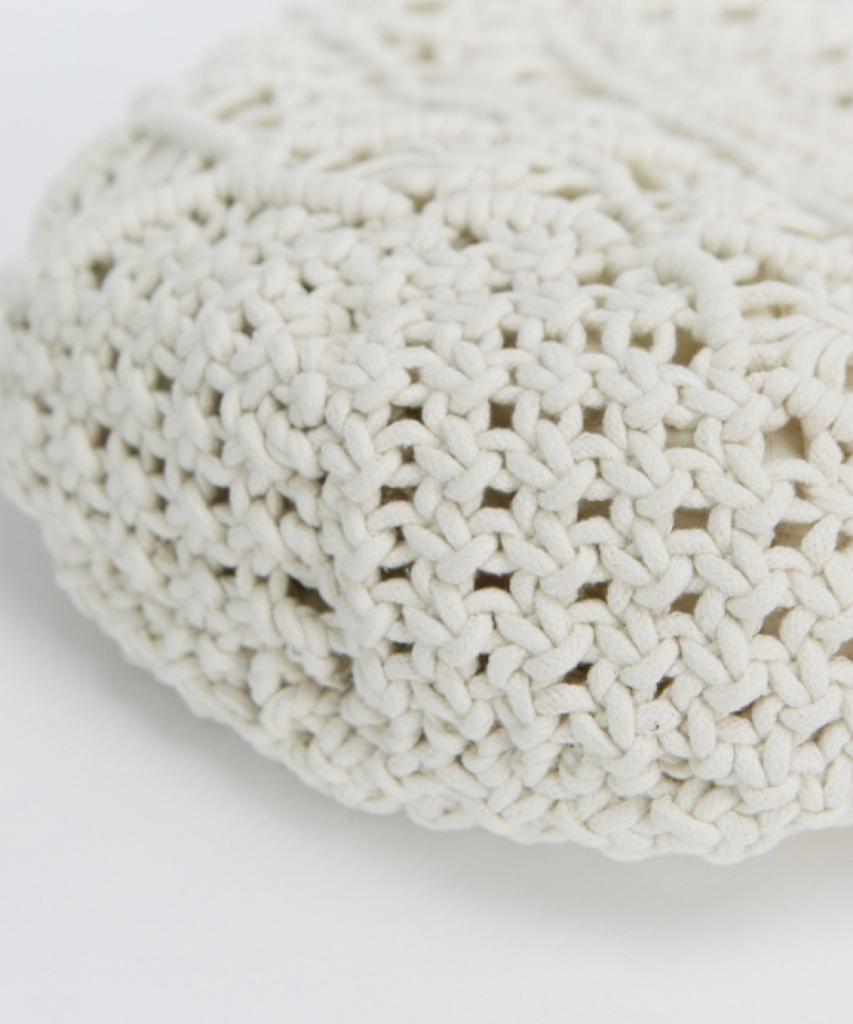 Maia Handcrafted Macrame Shoulder & Tote Bag - Ivory