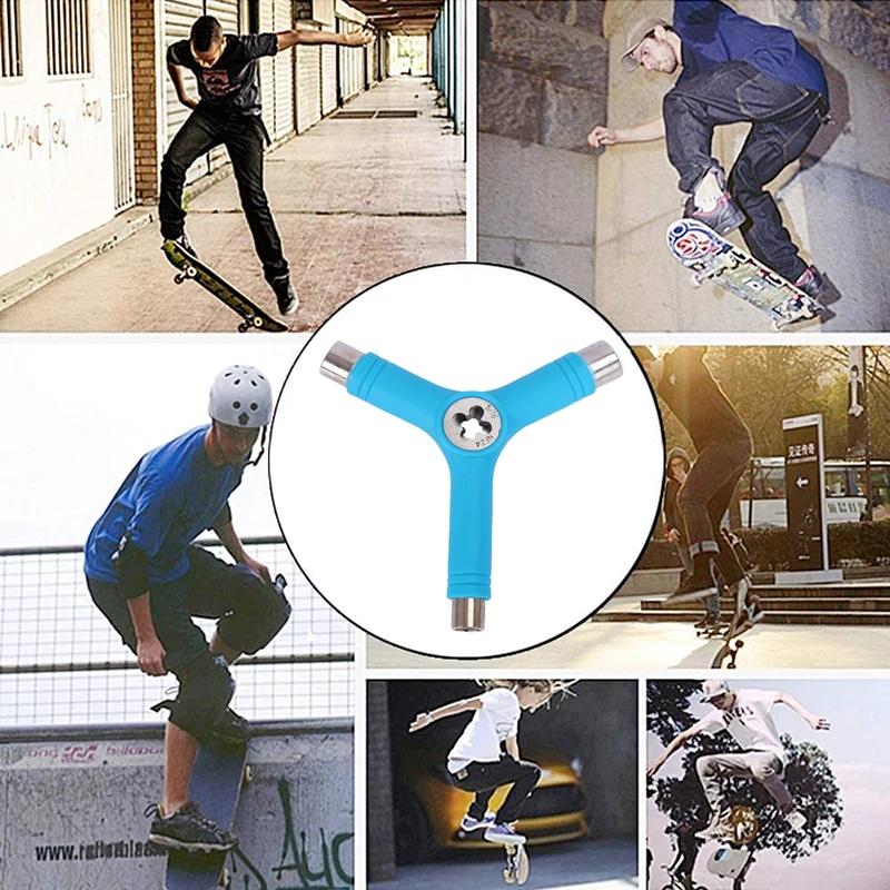 High Quality Y Shape Multi-Function Longboard All In One Screwdriver Roller Skate Tool Skate Tools Skateboard Wrench Tool