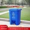 Woshangyu Outdoor Foot-Pedal Waste Sorting Bin