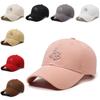 Trendy Embroidered Letter Baseball Cap With Adjustable Fit For Casual Men And Women