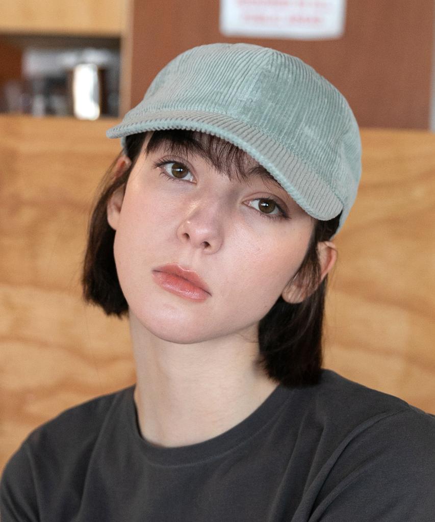 Chaebteo Signature Corduroy Ball Cap-Mint