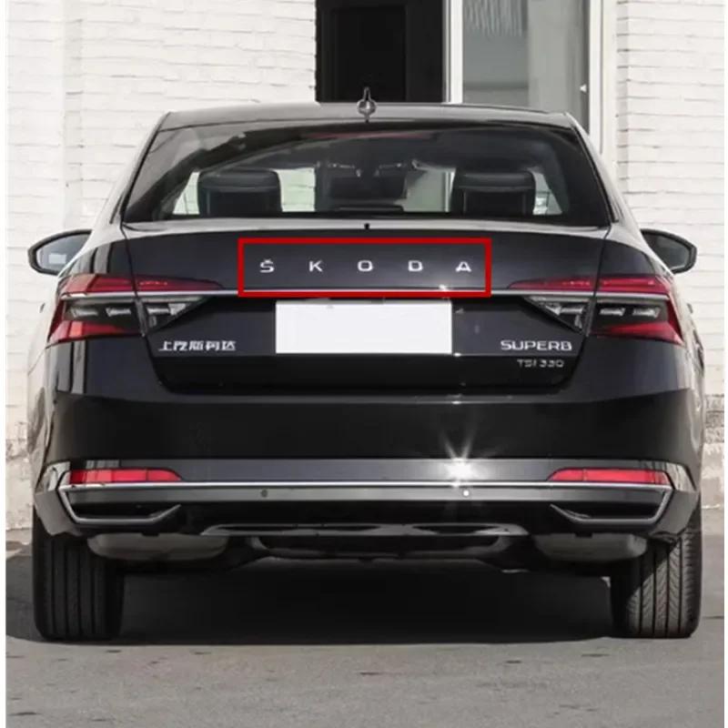 Car Sticker 1pcs 3D ABS High Quality Car Letter Front Hood Emblem Rear Tail Trunk Decals Badge Sticker Decal Styling For Skoda   NL6