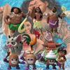 10pcs Figurine Moana Anime Statuary Cake Ornament Christmas Gifts Garnish Toys