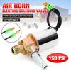 150PSI 1/4'' Heavy Duty Air Horn Electric Solenoid Valve Air Horns Chrome Solenoid Valve For Car Train DC12/24V-Fit 1/8 NPT