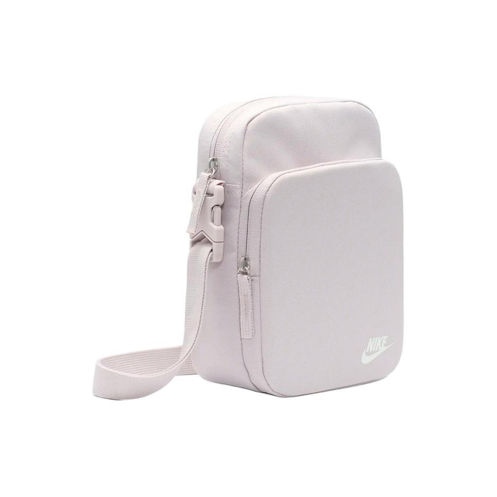 New Nike Heritage Nylon With Polyester Crossbody Bag, Shoulder Bag Regular Unisex Platinum Purple & Summit White DB0456-019
