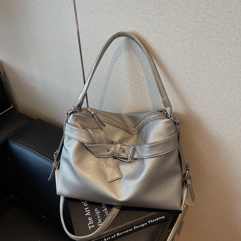 Retro Large-capacity Bag Women's New Autumn Versatile Messenger Bag Going Out To Work Shoulder Tote Bag