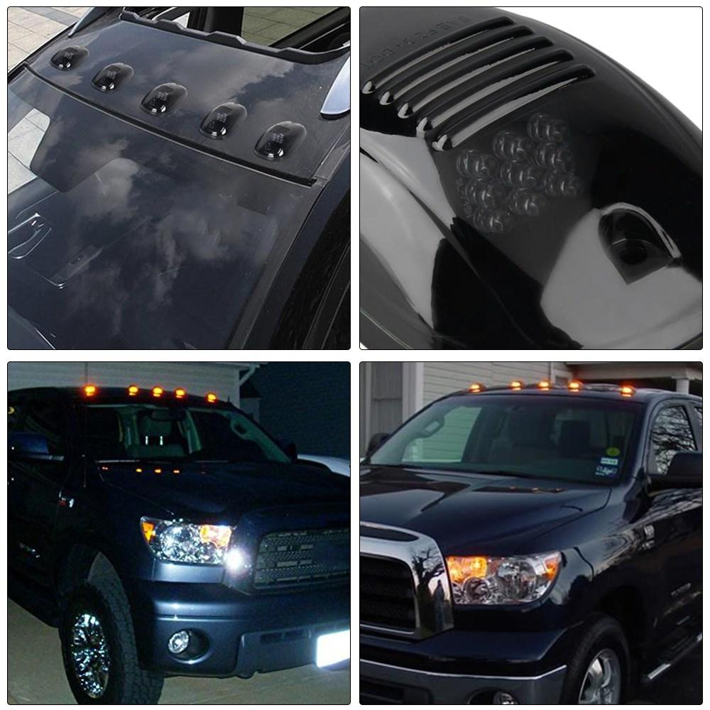 LED Gule Takmarkeringslys Kjørelys For 03-16 Dodge Ram 3500 4500 5500