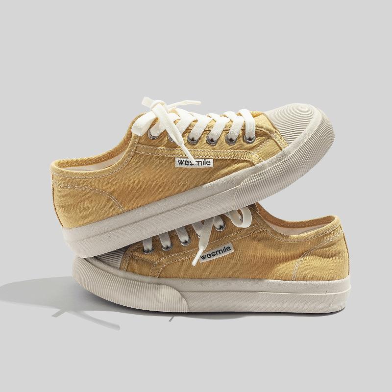 Красивые простые дышащие кеды в портовом стиле 22 летние новые с мягкой подошвой удобные 2 35