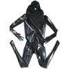 Sexy Men Oil Glossy Shiny Full Cover Bodysuit Pu Latex U Convex Pouch Jumpsuit Faux Leather Tights Gay Wear Maid Leotard