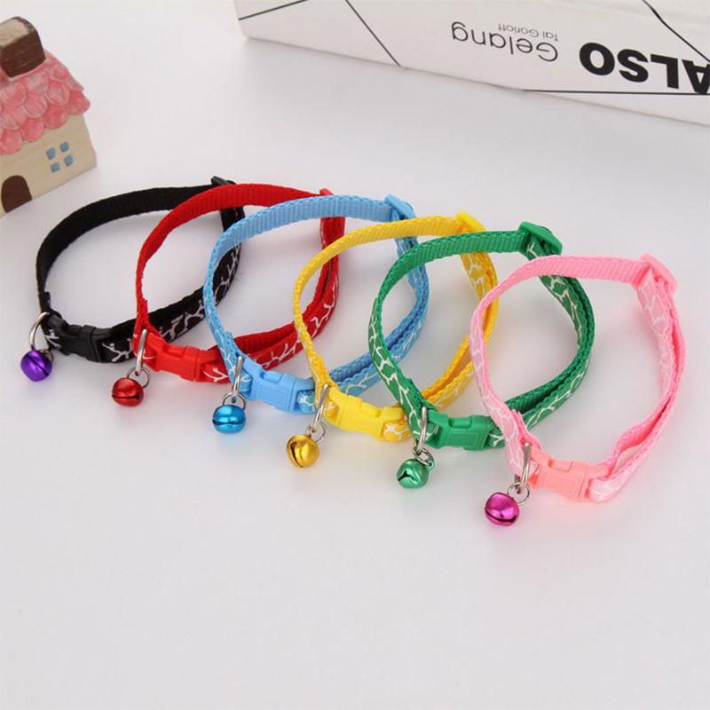 Adjustable Mesh Cat & Dog Collar with Bell
