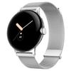 Pulseira de relógio milanesa para Google Pixel Watch 3/4/5, pulseira de aço inoxidável de 45 mm