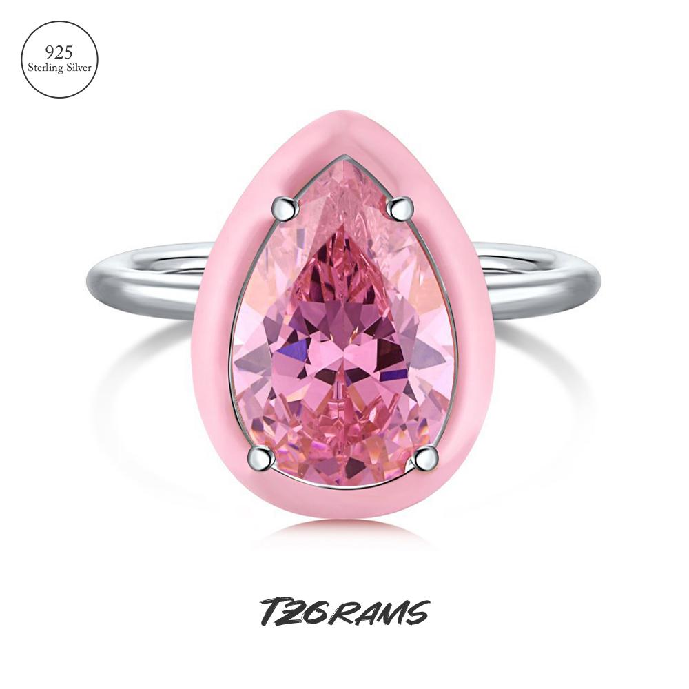 

Модное тонкое кольцо из стерлингового серебра S925 для женщин, сверкающие великолепные милые аксессуары для девочек, современные ювелирные изделия