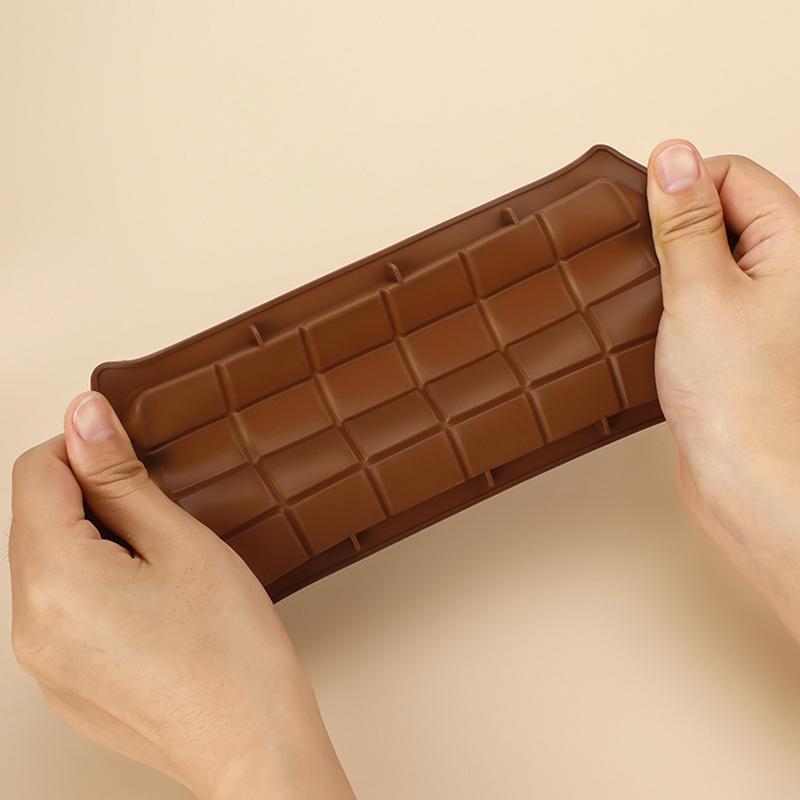 Dubai Chocolate Mold Silicone Chocolate Bar Mold for Chocolate Bar Pistachio Candy Bar Mold for Filling Chocolate