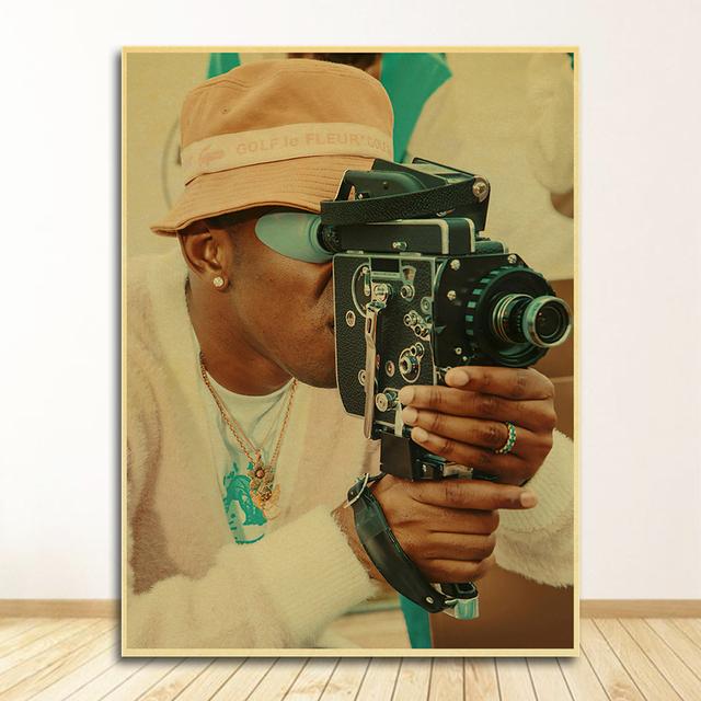 Painting Wall Art for Home/bar Decors Famous Singer Tyler The Creator Poster Retro Vintage Poster Kraft Paper